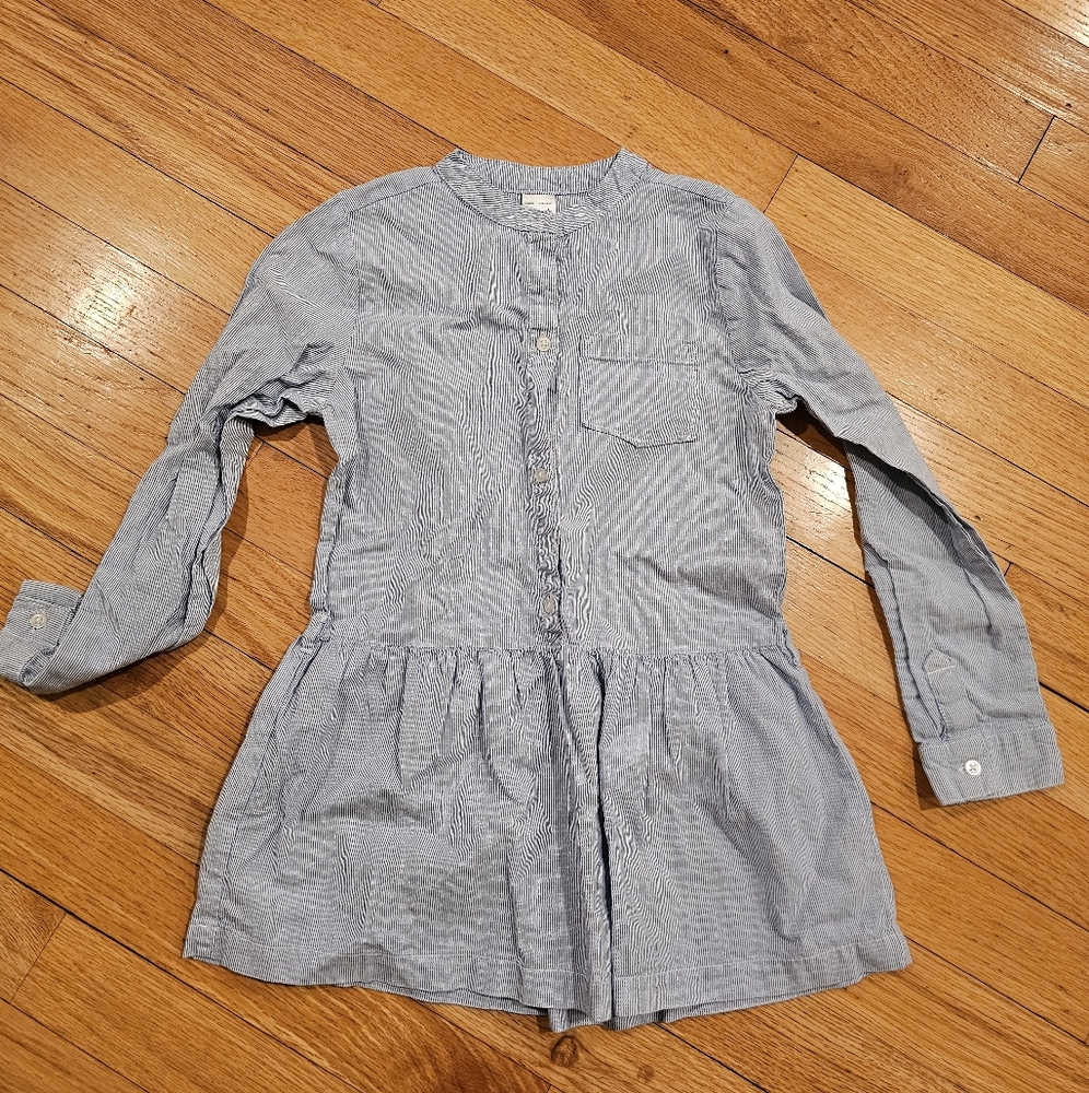 Carter's Striped Long Sleeve Shirt Dress